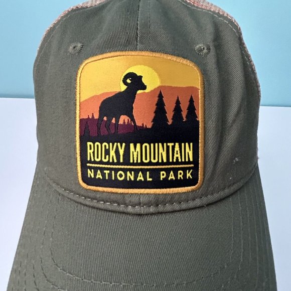 Rocky Mountain National Park Foundation H3 Headwear Snapback Trucker Hat Patch - Picture 2 of 10